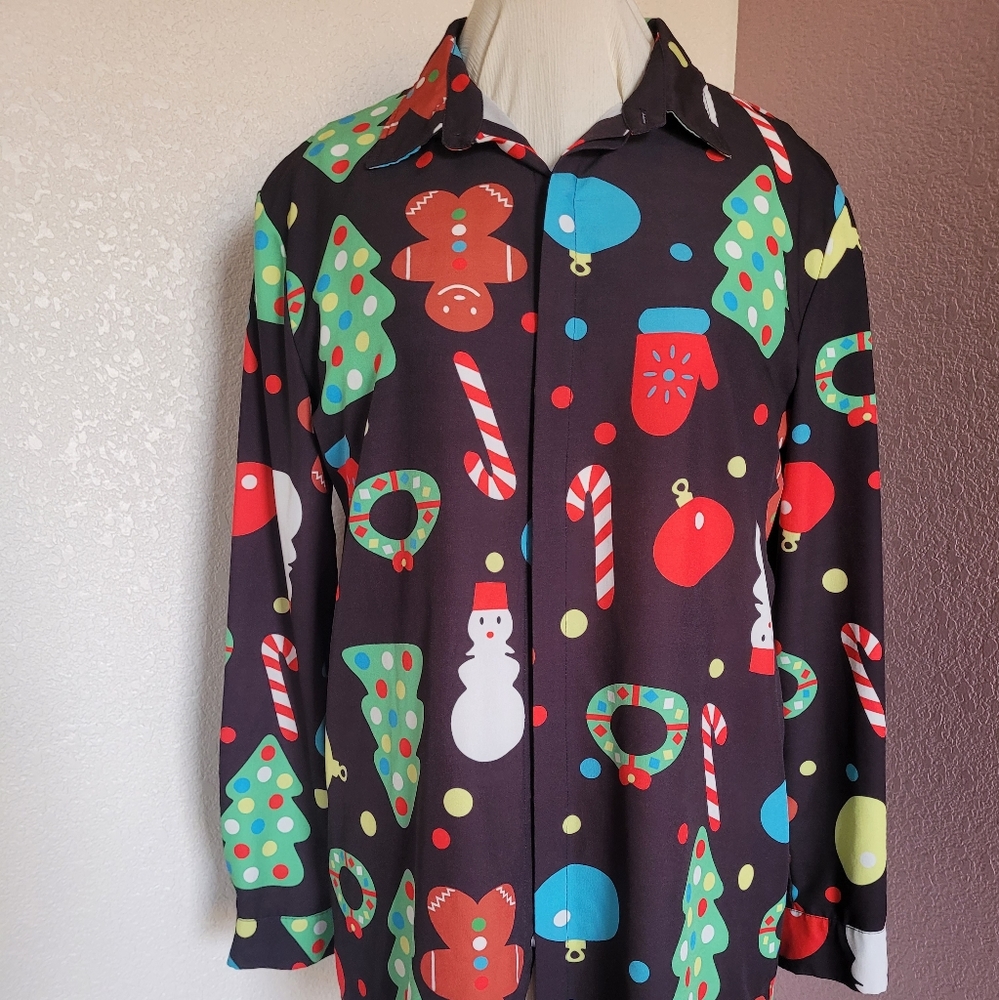 Christmas Button down